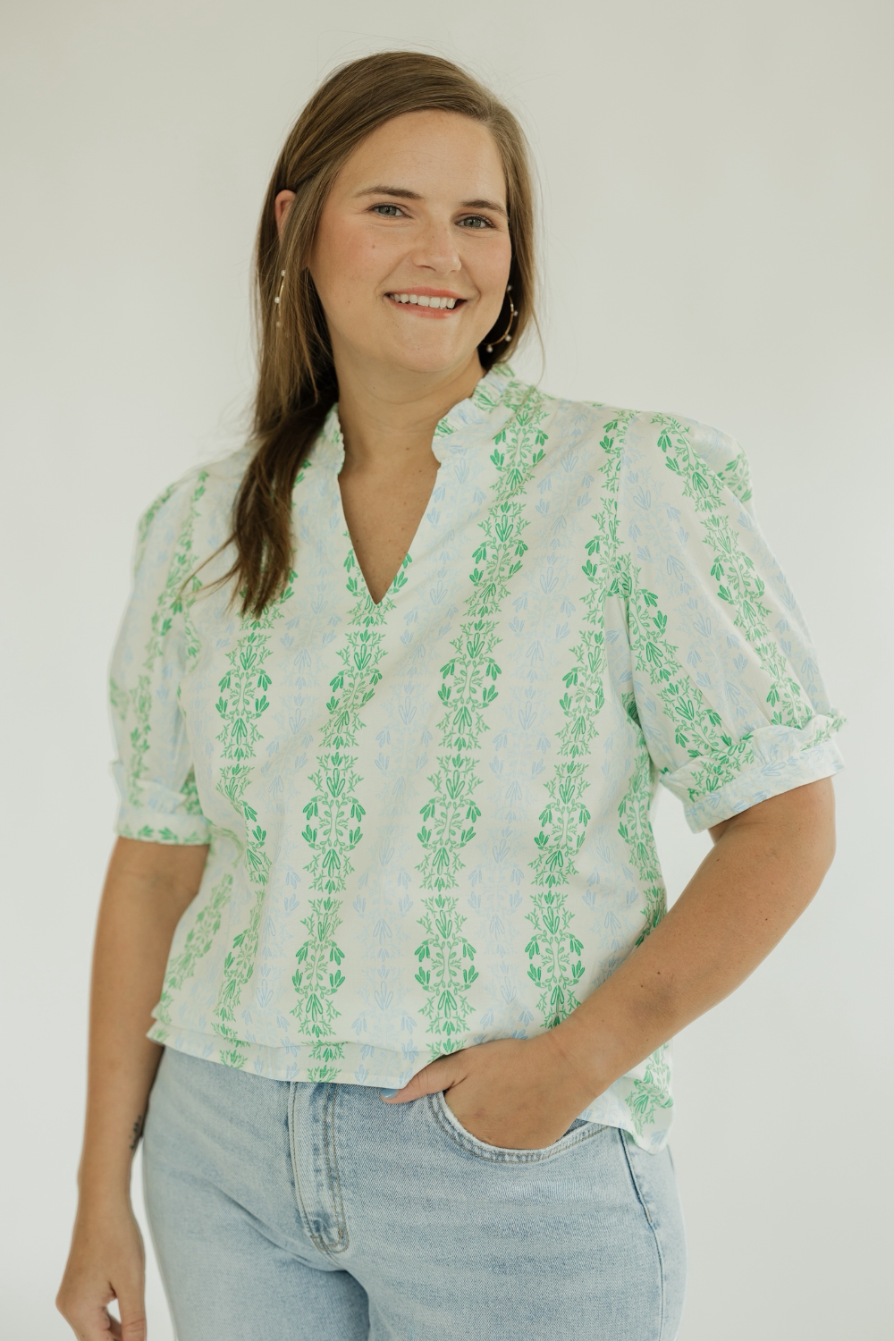 Colette Heirloom Vine Top (XS-2XL)