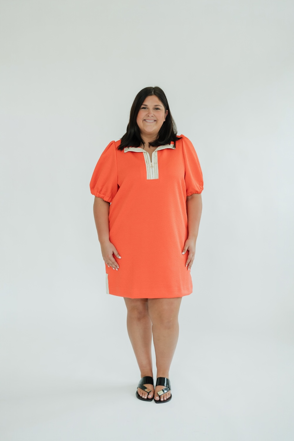Andie Coral Casual Dress (XS-2XL)
