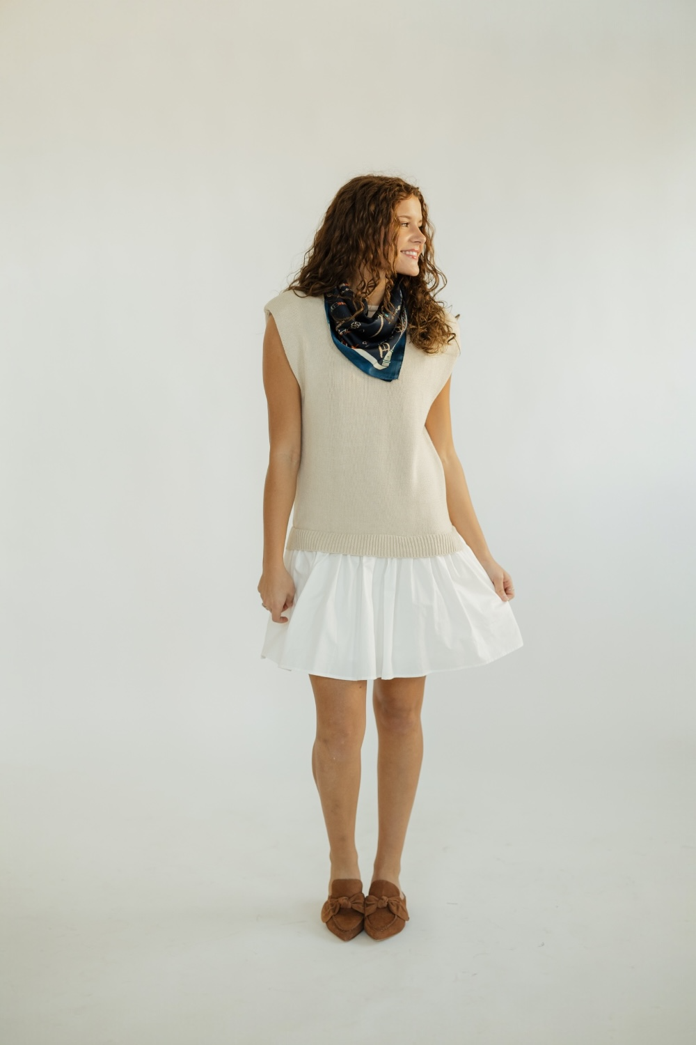 Penelope Drop Waist Mini Dress