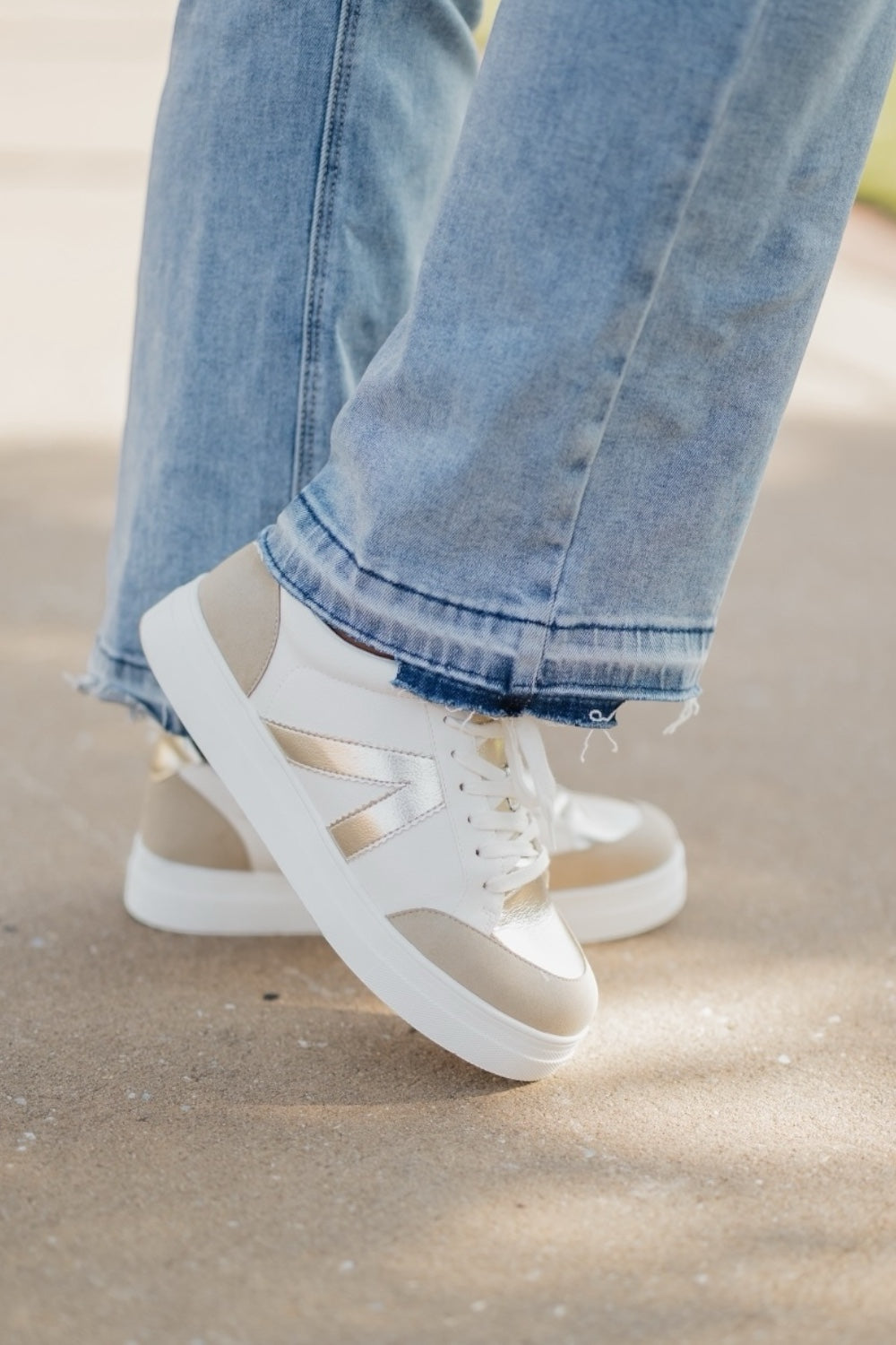 Astra Sneakers in Gold