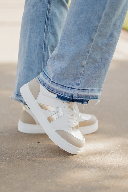Astra Sneakers in Gold