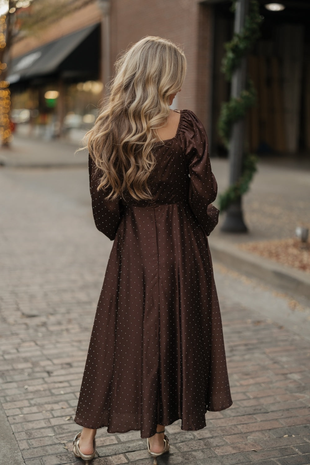 Elaine Brown Embellished Midi Dress (S-3XL)