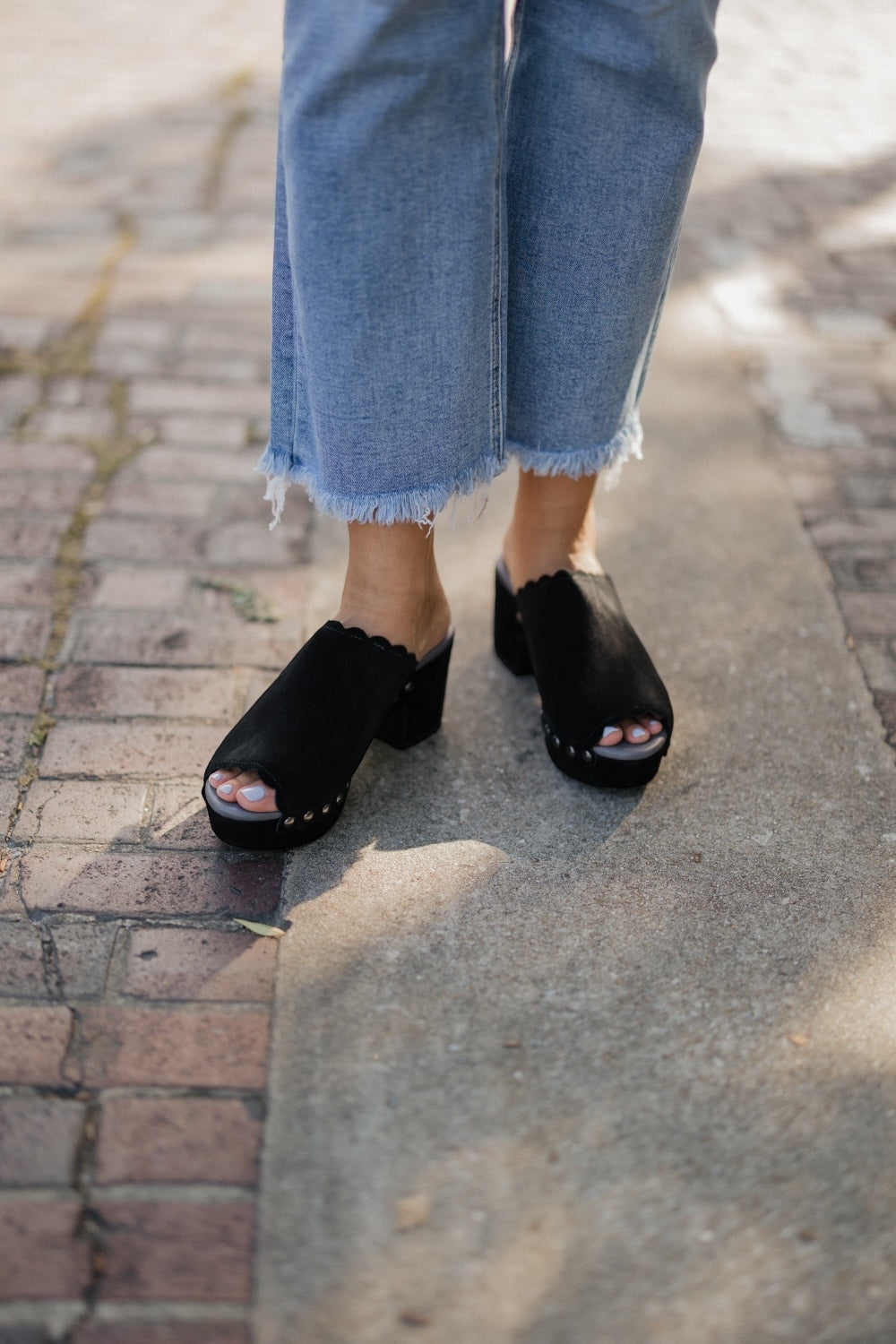 Genessis in Black Suede by Chocolat Blu