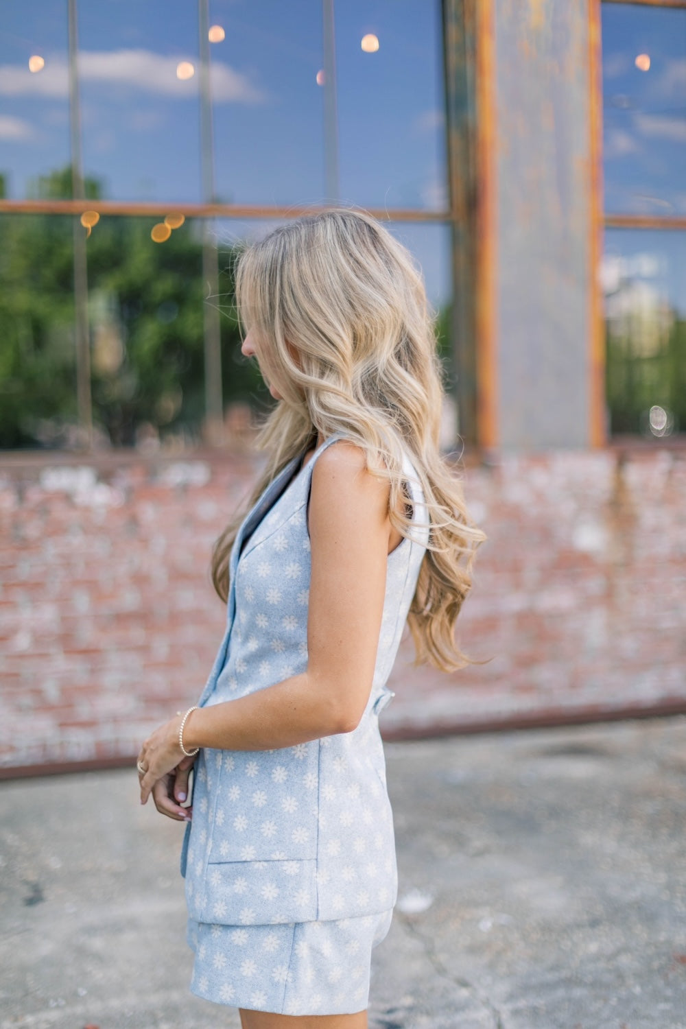 Daisy Jacquard Vest