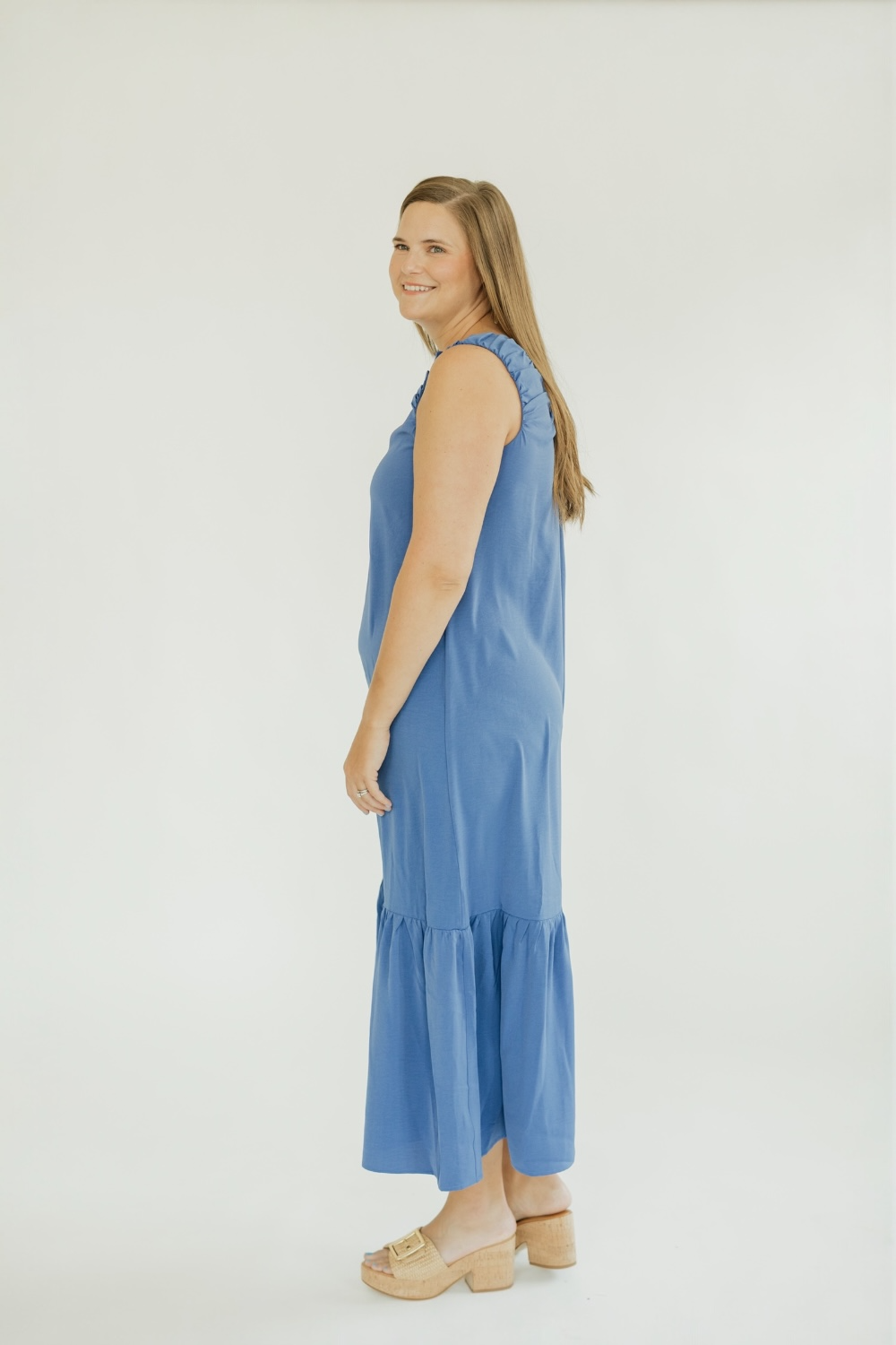 Cassie Cerulean Blue Long Dress (XS-XL)