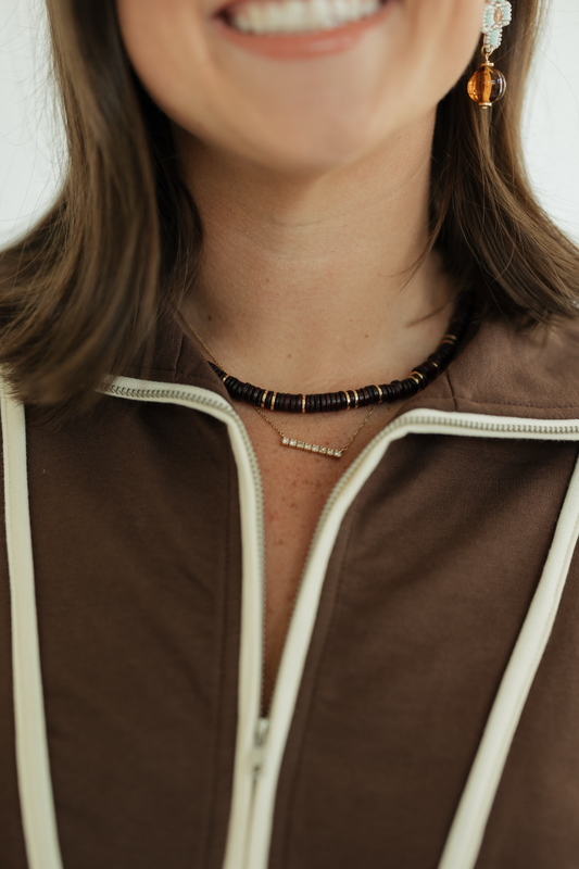 Heishi Necklace in Koko by Noonday Collection