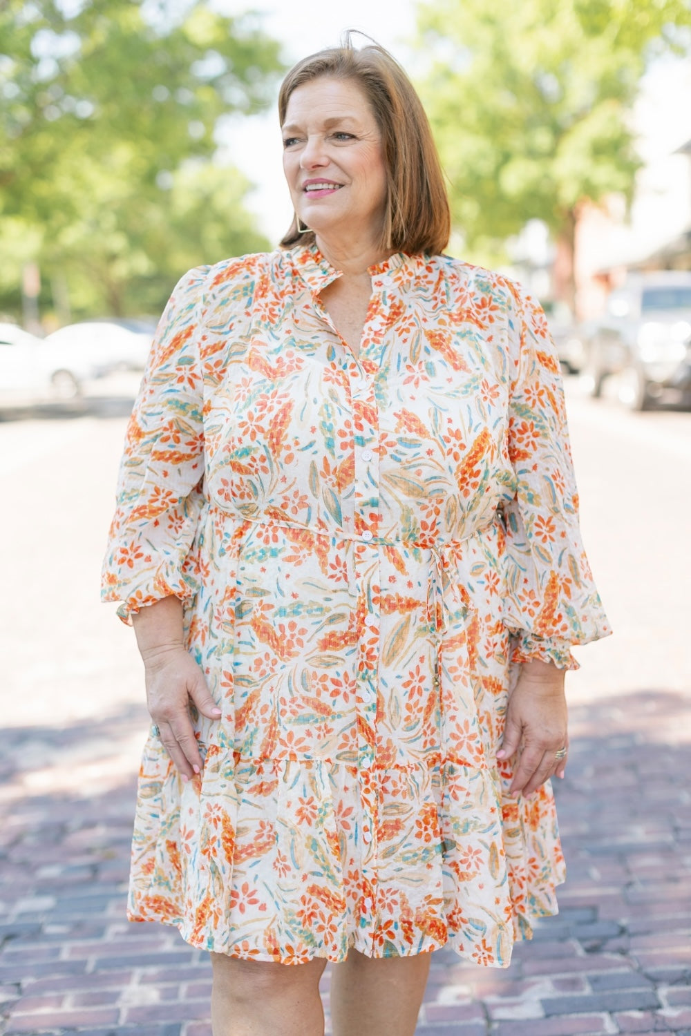 Selena Button Down Mini Dress