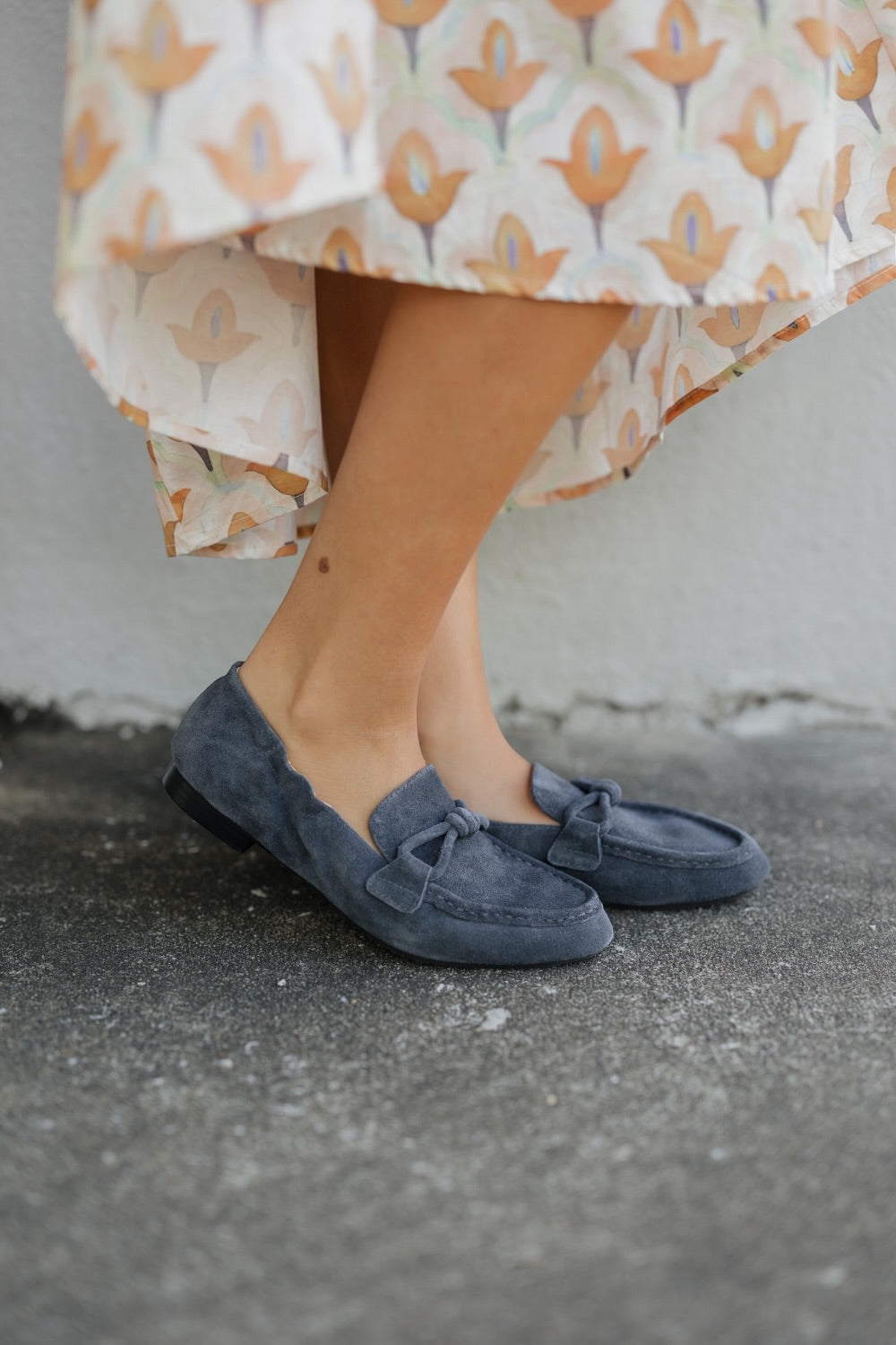 Alexi in Slate Suede by Chocolat Blu