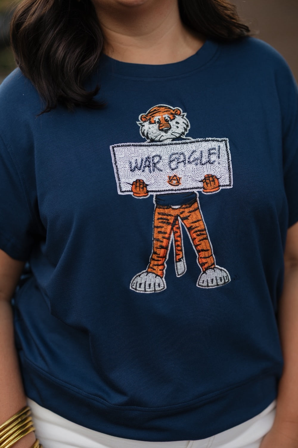 Emily AU Mascot Navy Top (XS-XL)