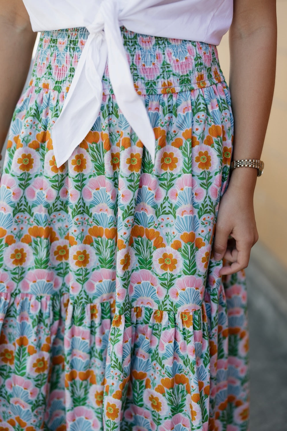 Aerin Dreamy Meadows Maxi Skirt (S-3XL)