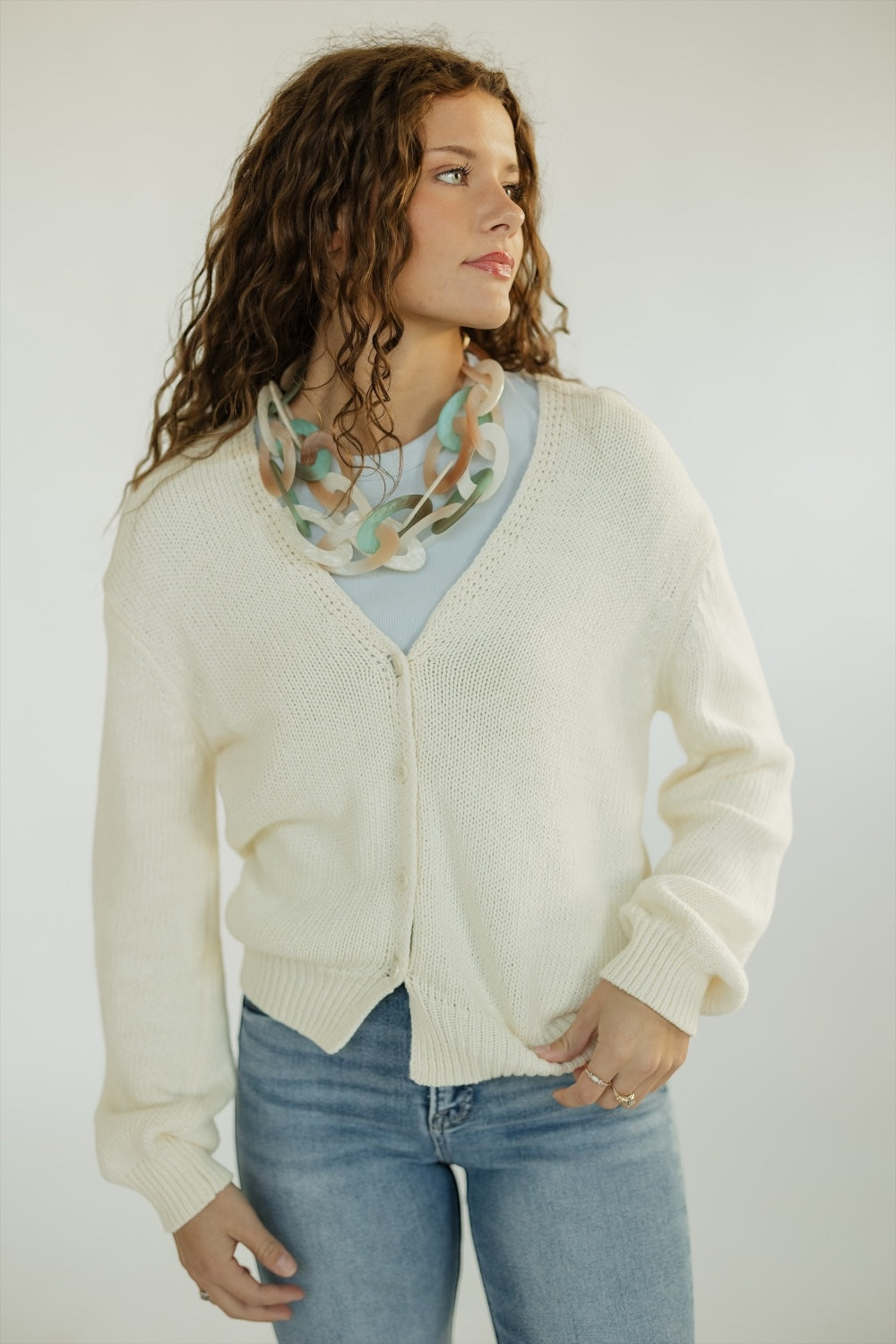 The Layla Cream Cardigan