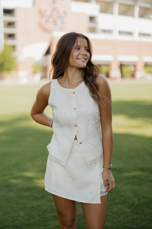 Violet Button Down Vest (S-3XL)