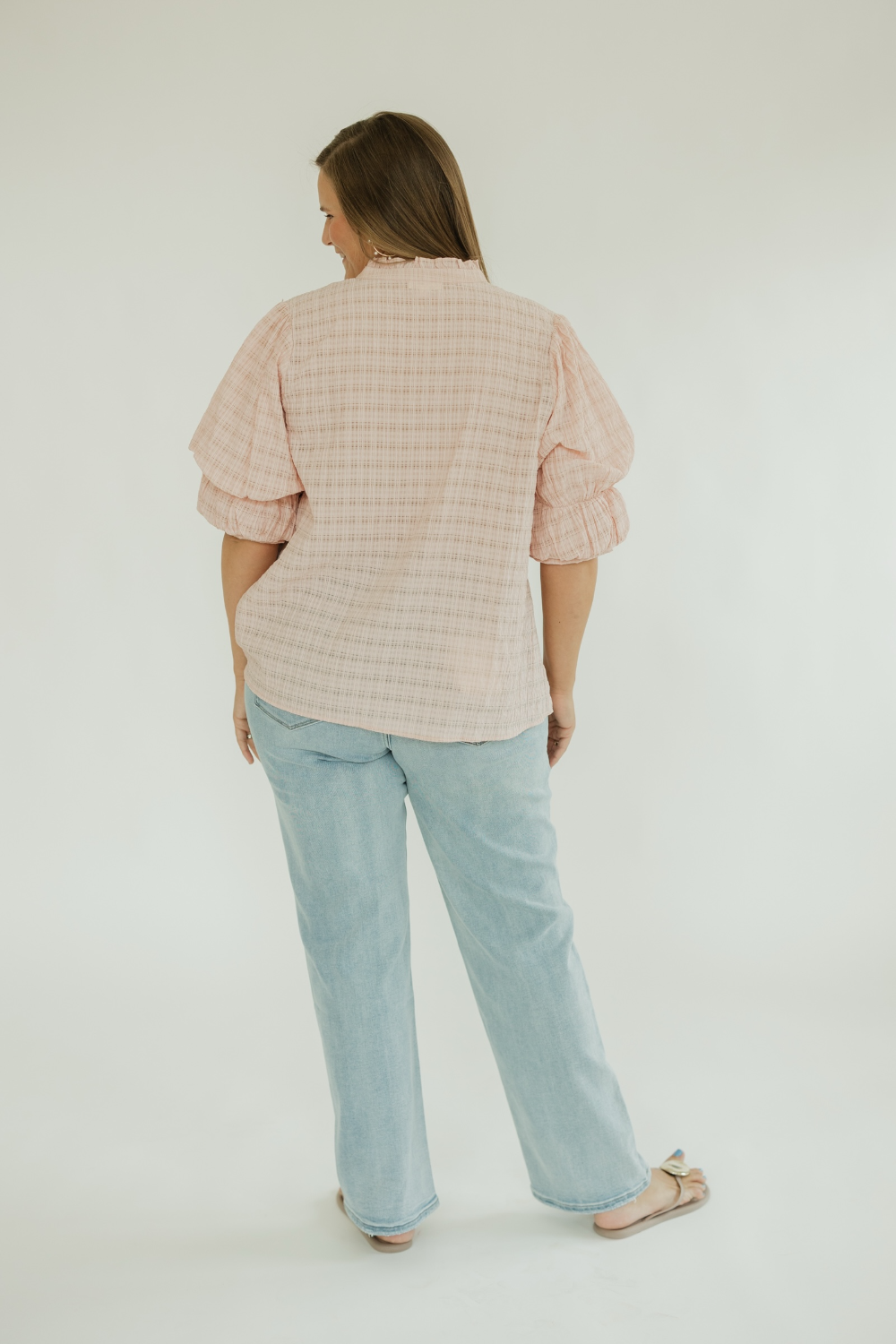 Light Wash High Rise Slim Leg Jean (0-24)