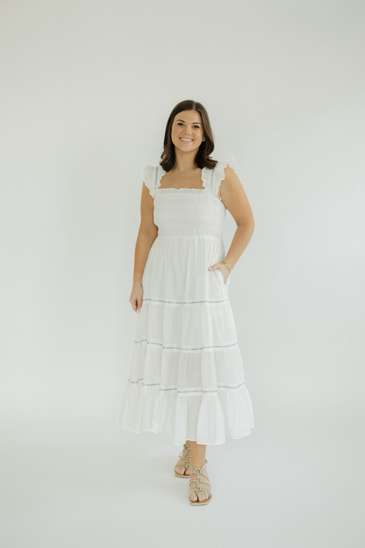 Marseille Tiered Midi Dress