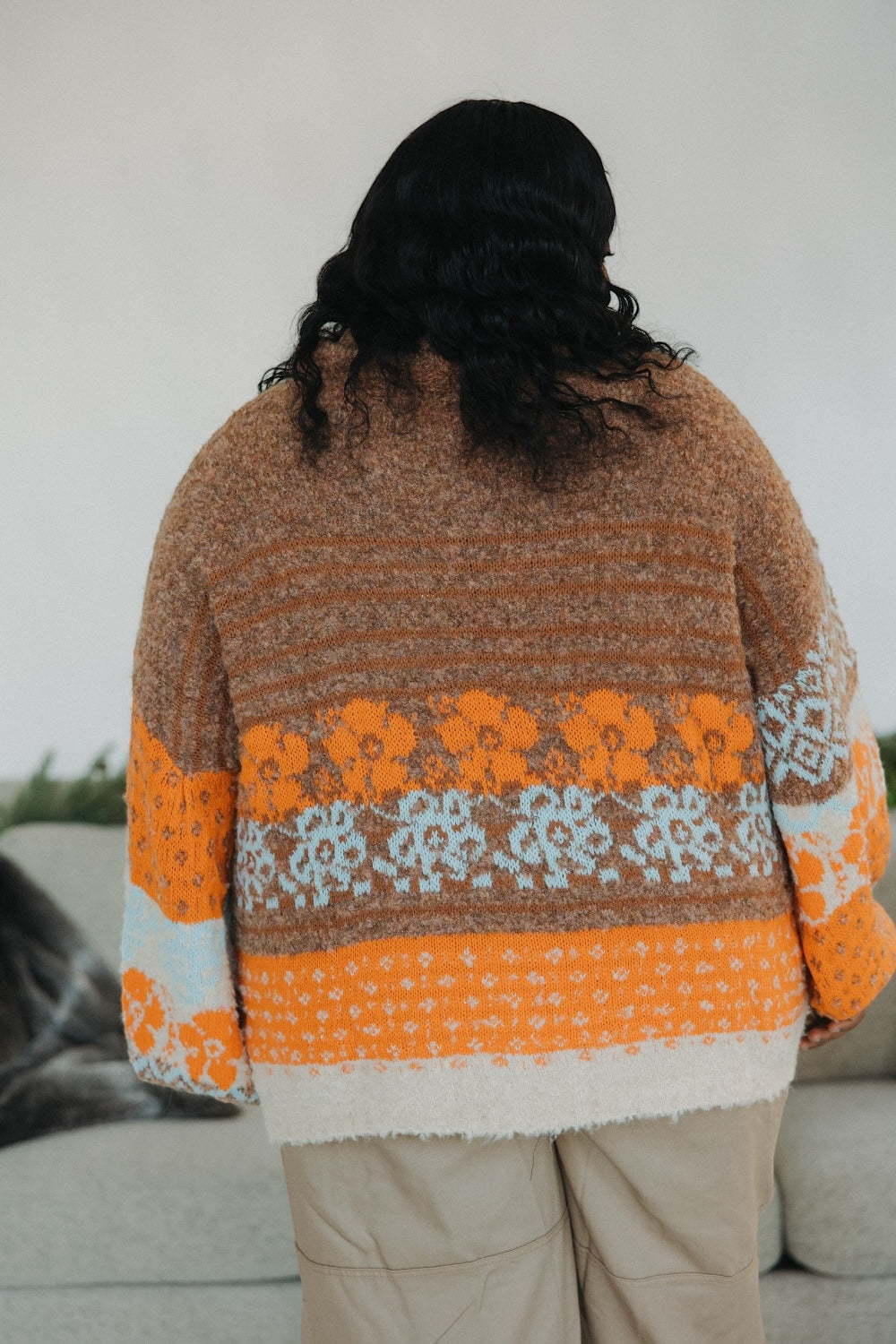 Terra Turtle Neck Fuzzy Sweater (S-3XL)