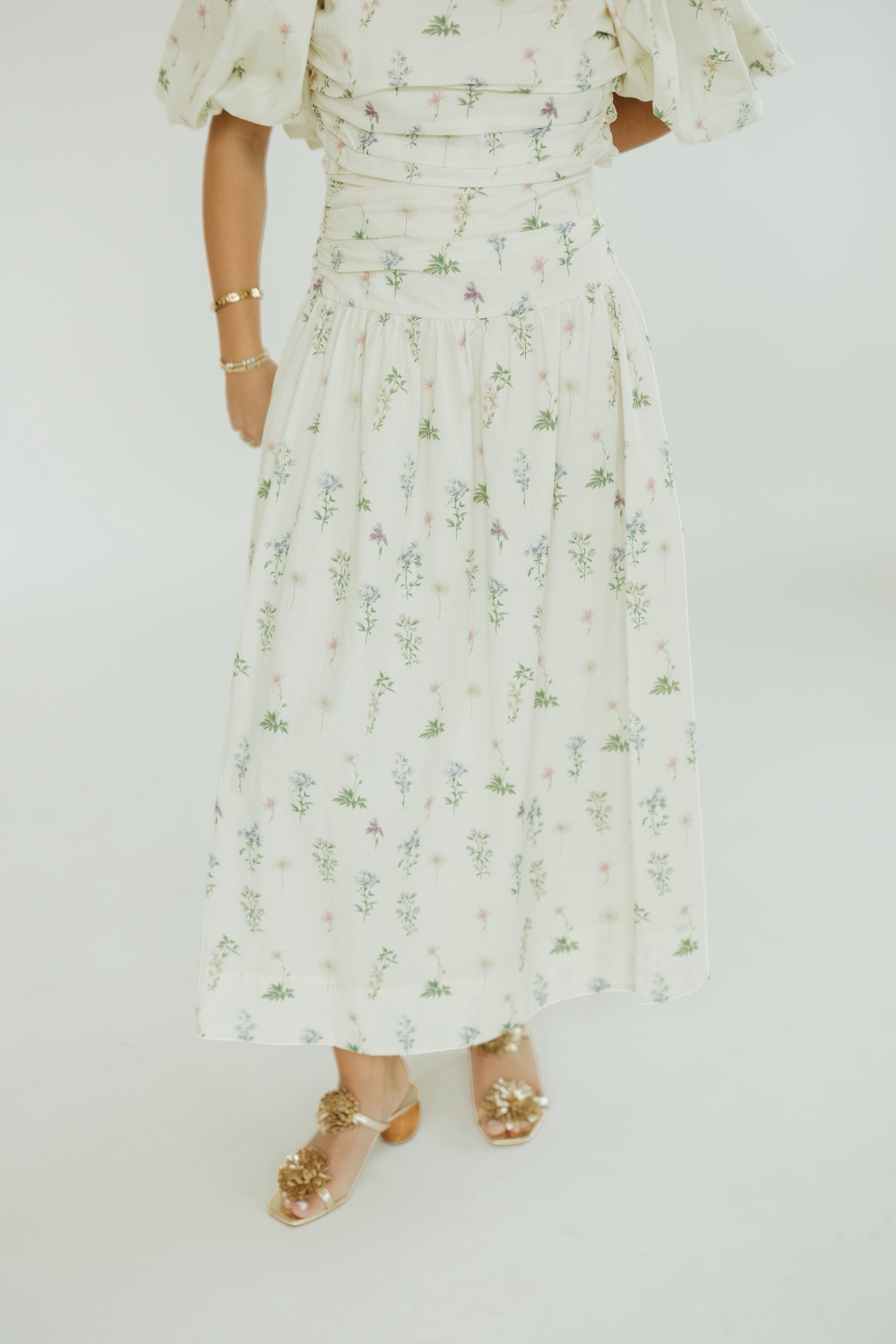 Misty Floral Maxi Skirt