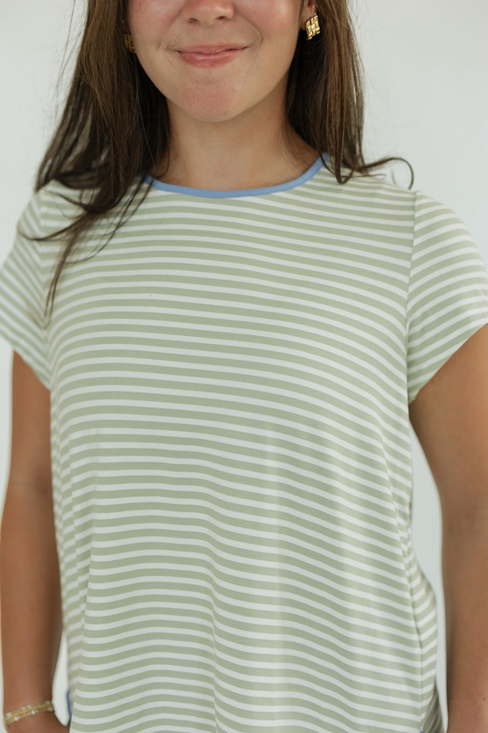 Melody Green Stripe PJ Set (XS-2XL)