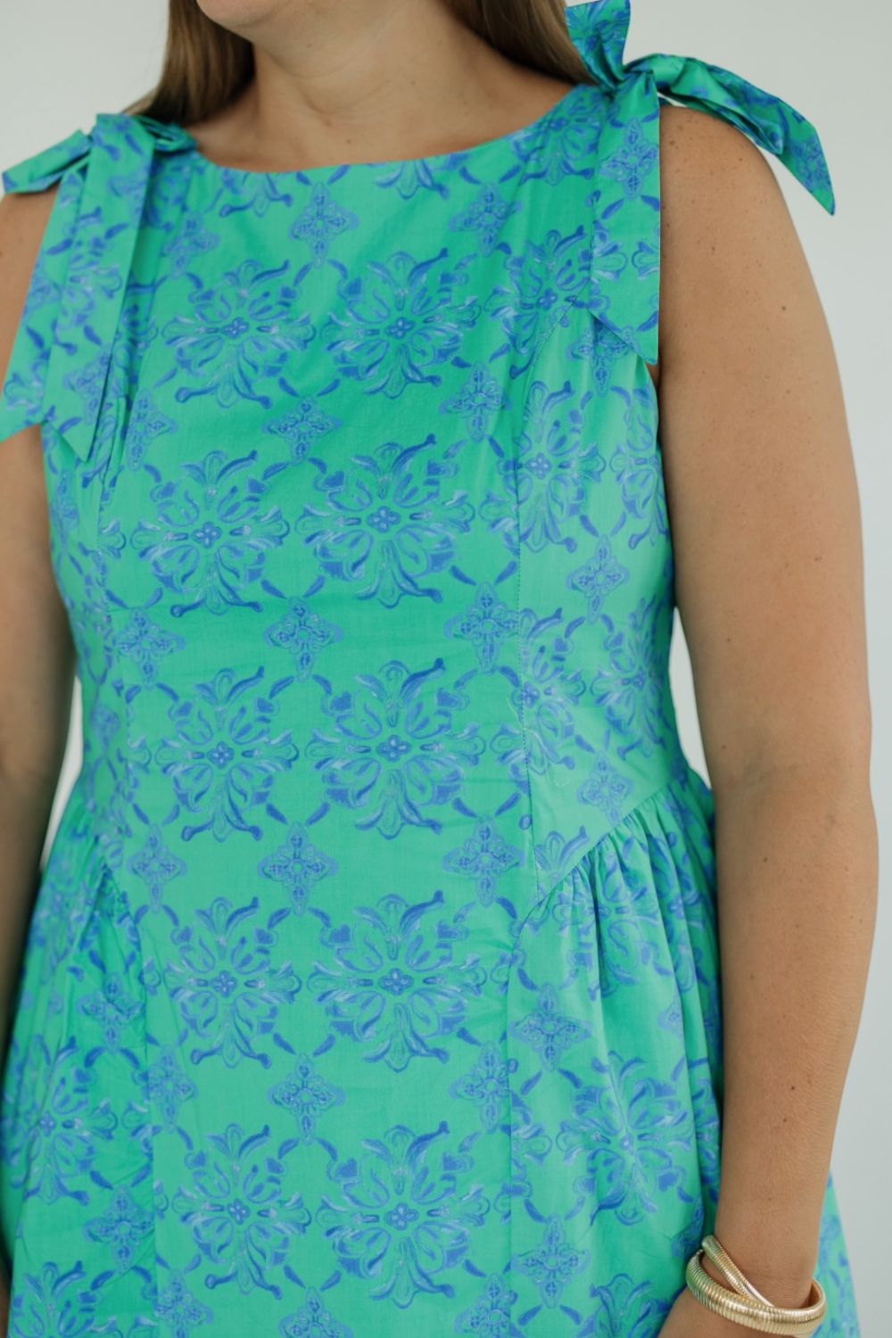 Sadie Bow Tie Shoulder Dress (XS-XL)