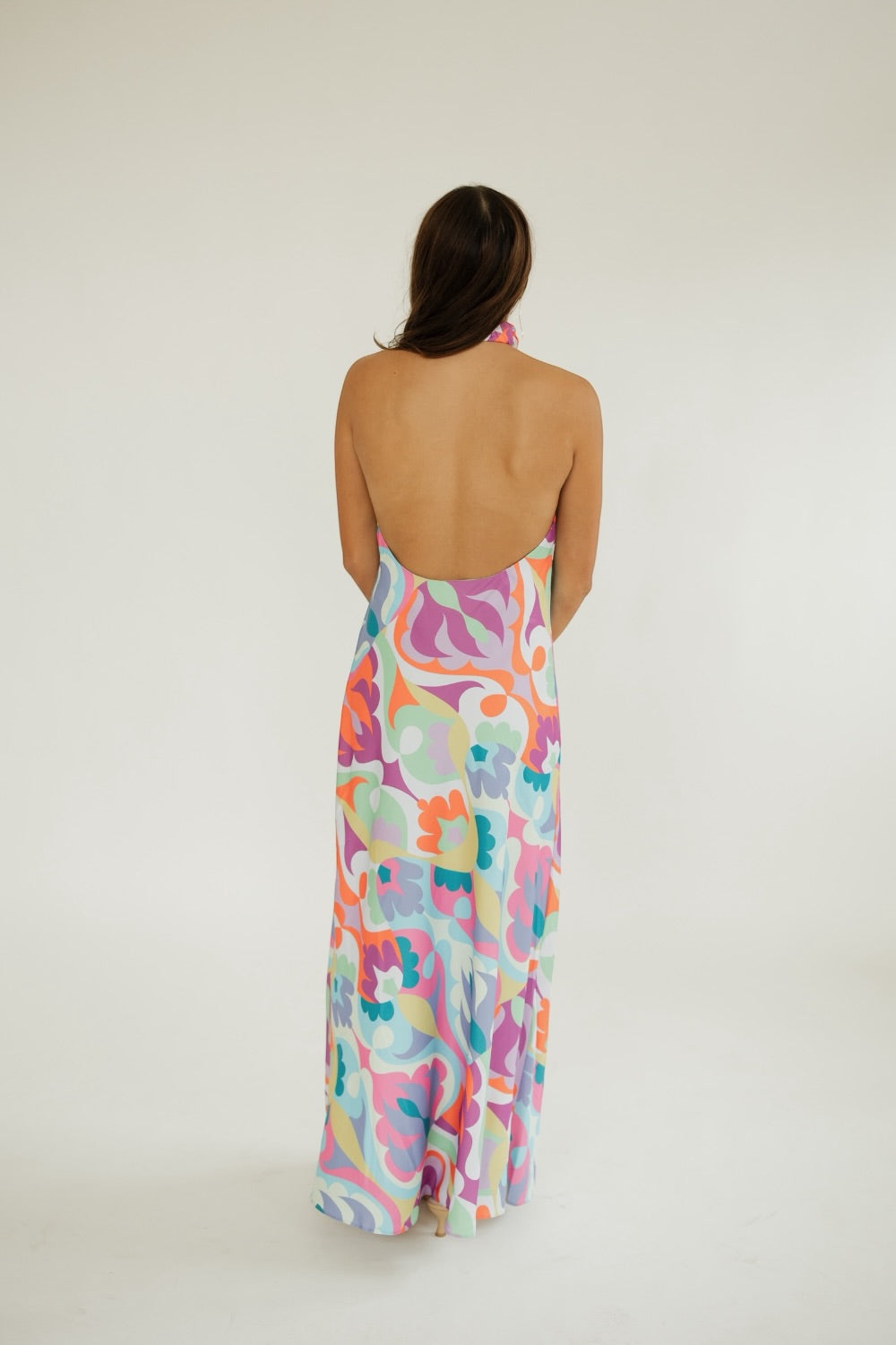 Gia Floral Print Midi Dress
