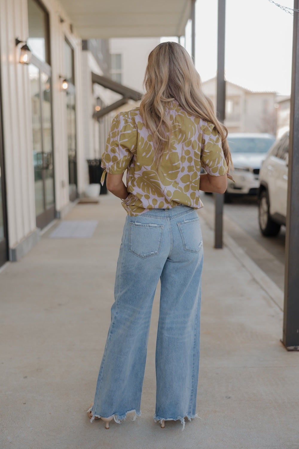 Lavender & Sage Print Top (XS-XL)