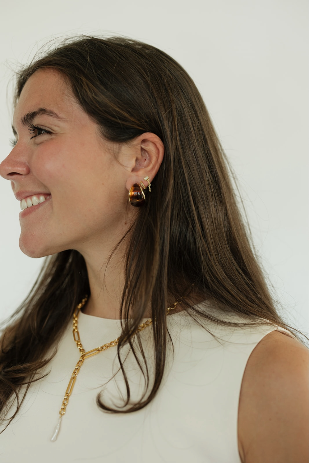 Veyda Earrings - Tortoise