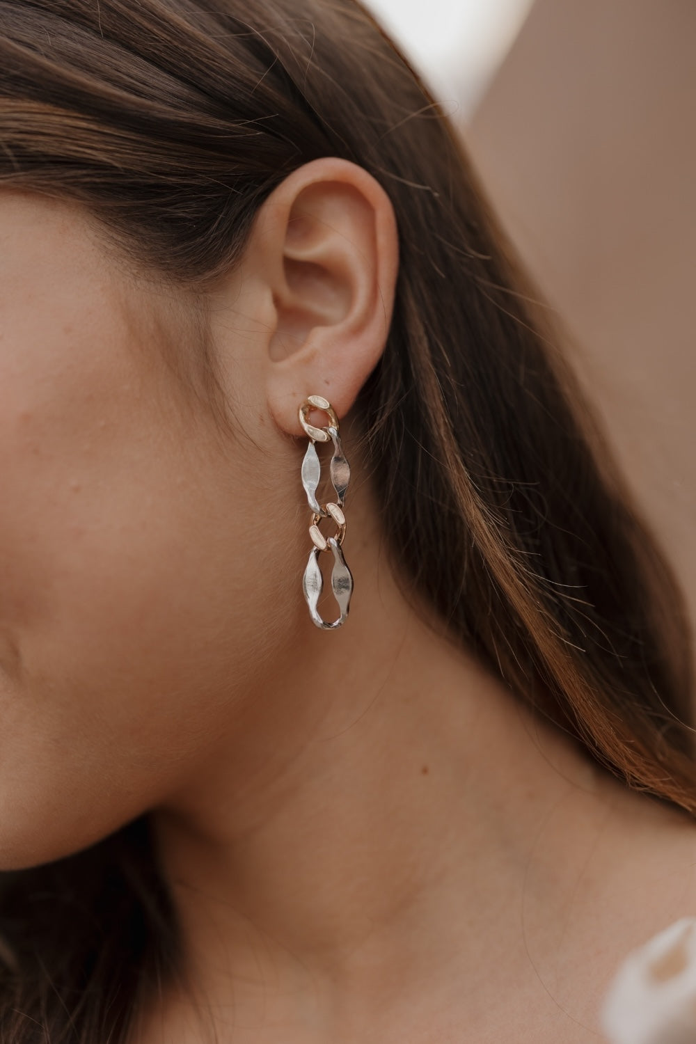 Chunky Chain Drop Earrings