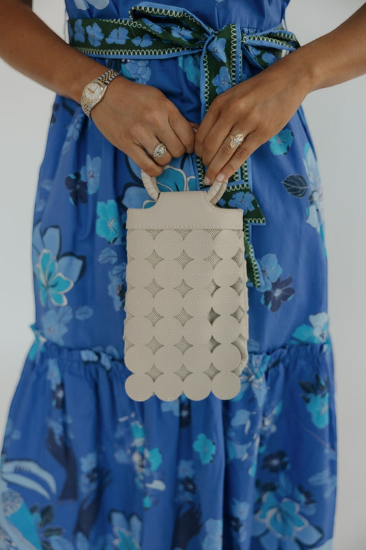 Boba Cream Leather Cell Phone Bag