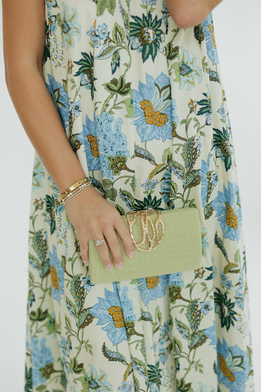 Gaia Clutch in Green