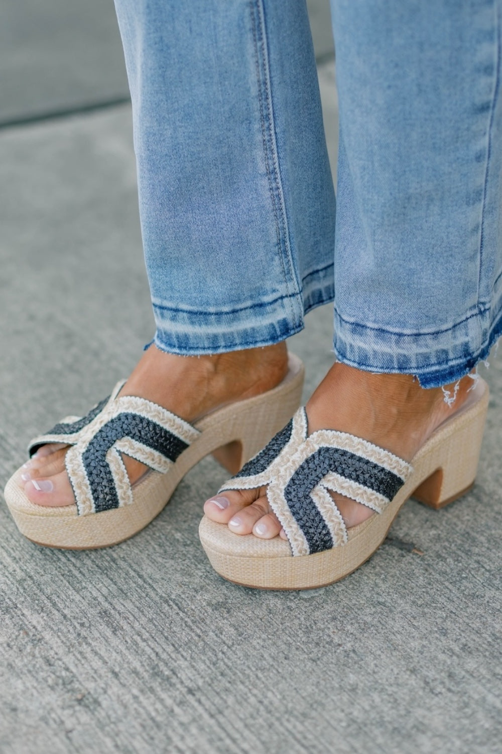 Gen in Black Raffia by Chocolat Blu