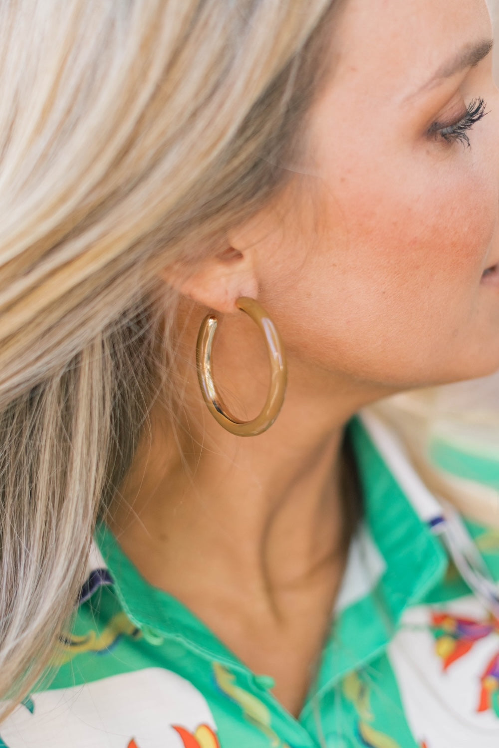 Brown 45MM Color Hoops