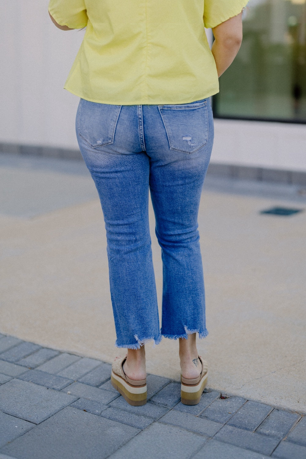 High Rise Kick Flare Jeans (14-22)