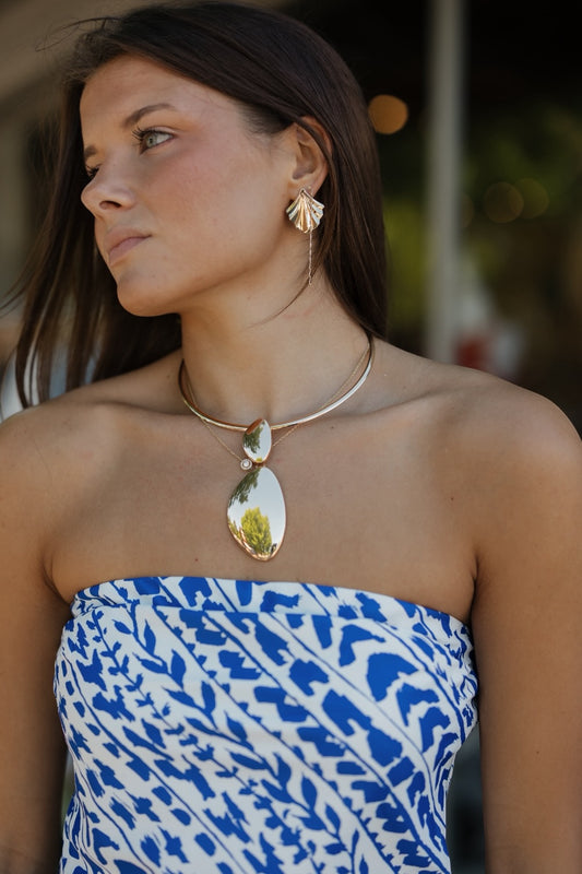 Geometric Pendant Necklace