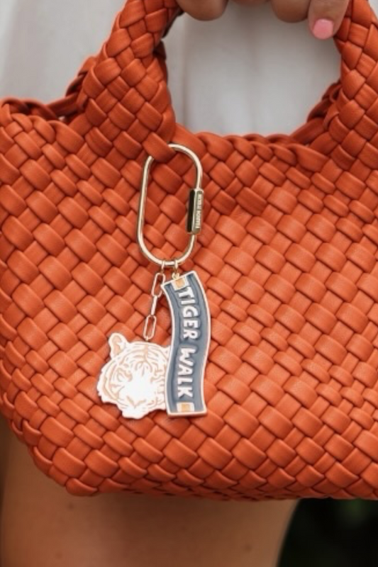 Orange Tiger Bag Charm