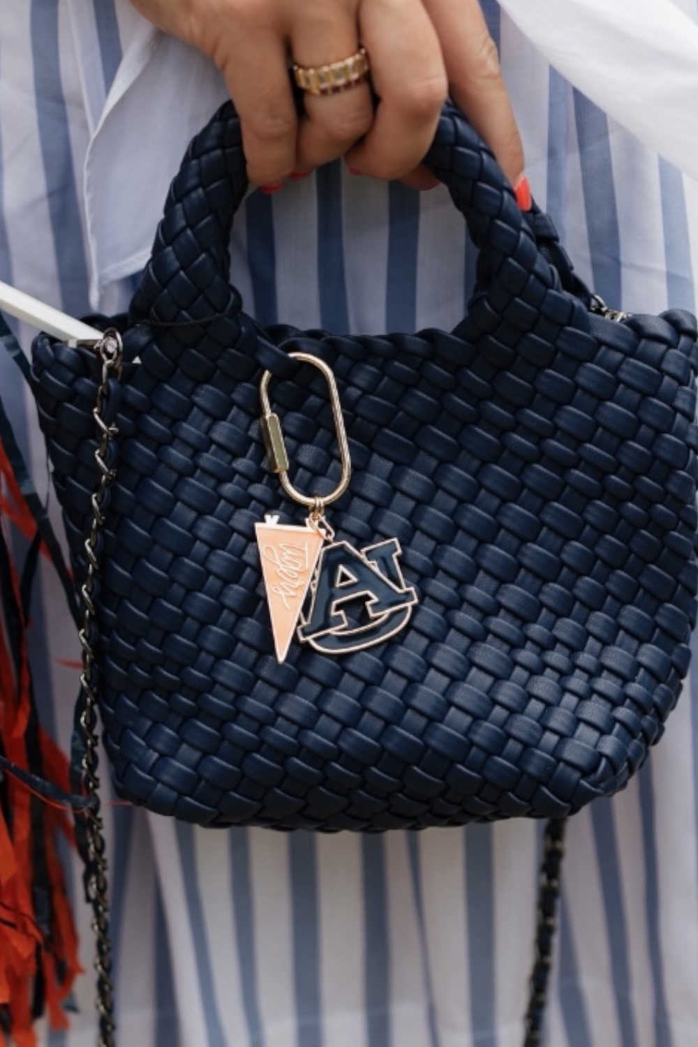 Tigers Flag Bag Charm