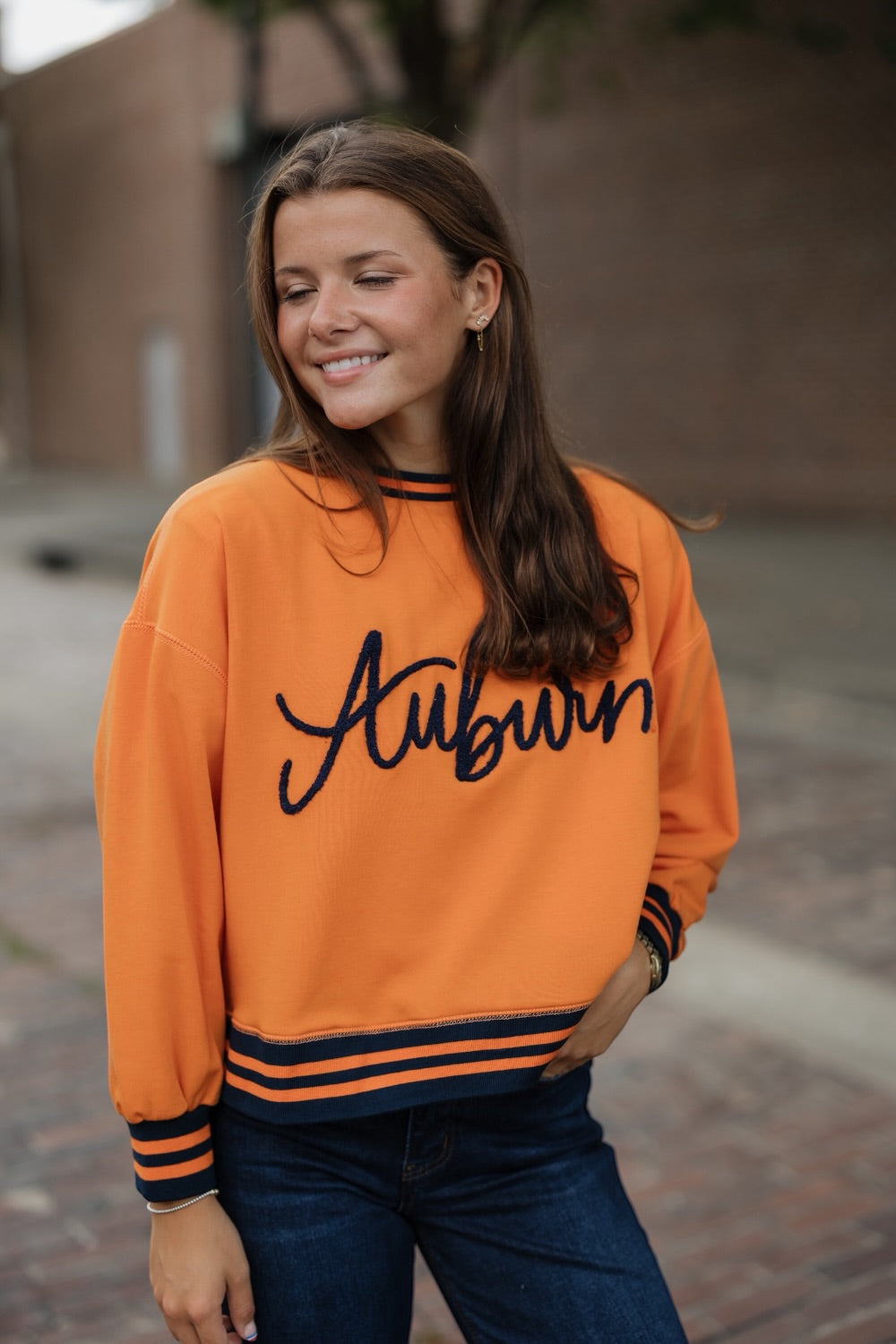 Millie Auburn Script Sweatshirt (XS-2XL)