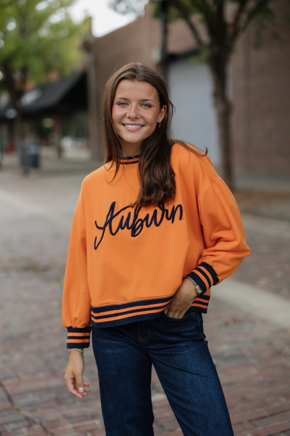 Millie Auburn Script Sweatshirt (XS-2XL)