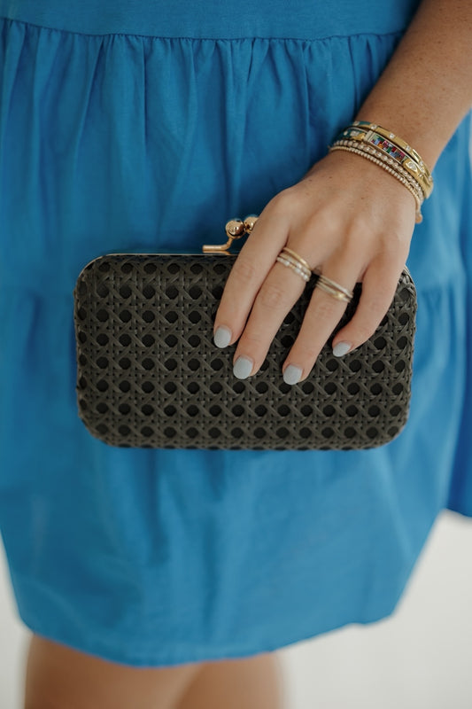 Black Cindy Clutch