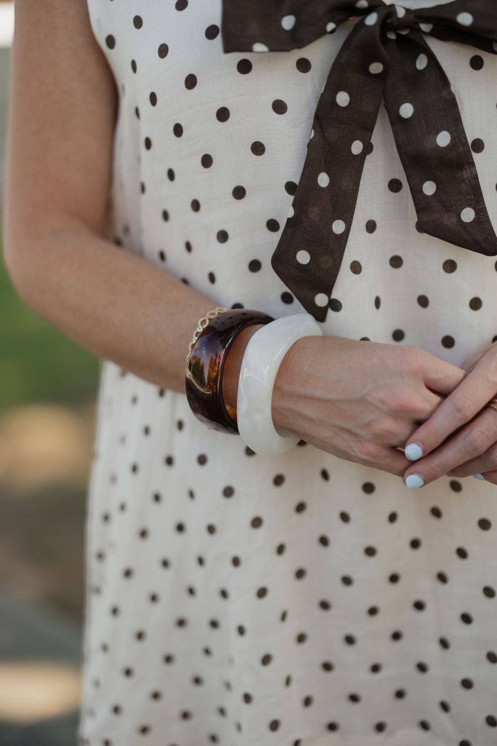 Tillie Bangle - Cream