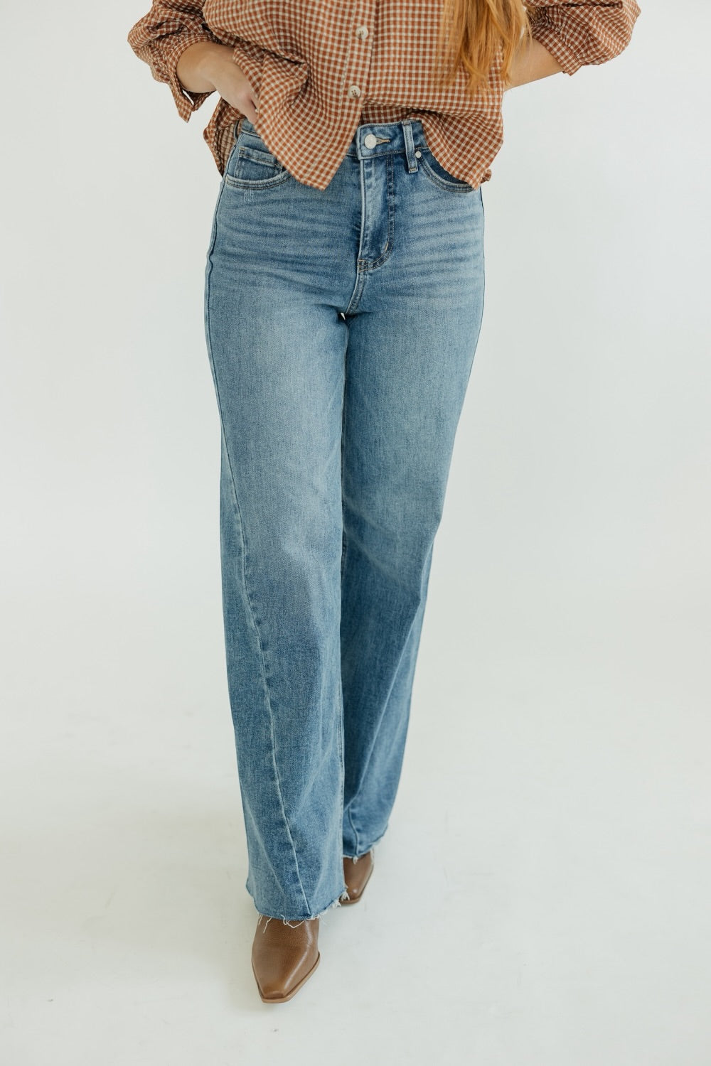 Adeline Denim High Rise Straight Leg Jean (XS-XL)