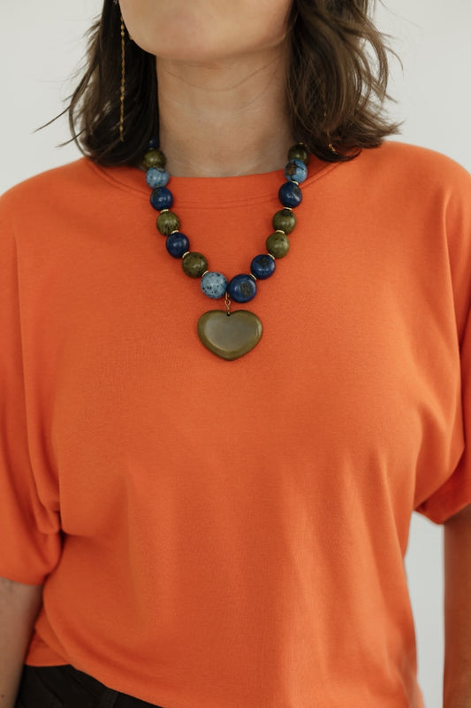 Miel Tagua Necklace by Noonday Collection
