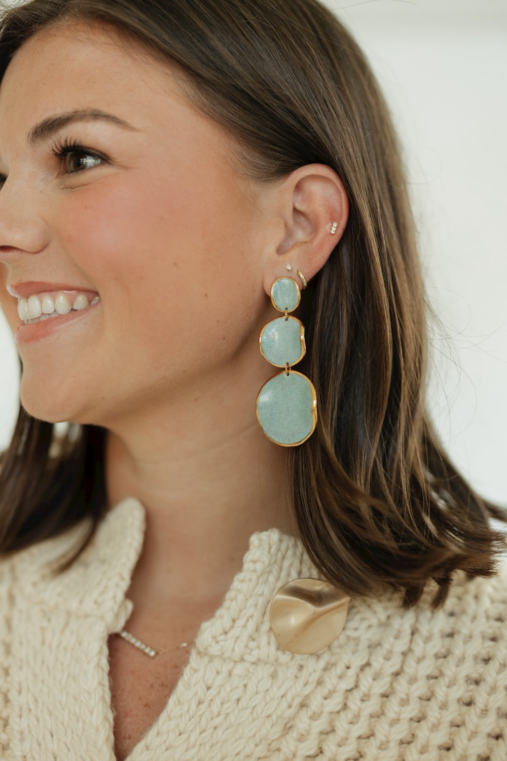 Stacked Spheres Earrings by Noonday Collection