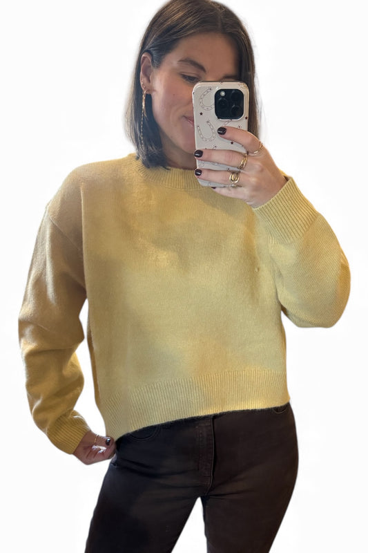 Honey Butter Crew Neck Sweater
