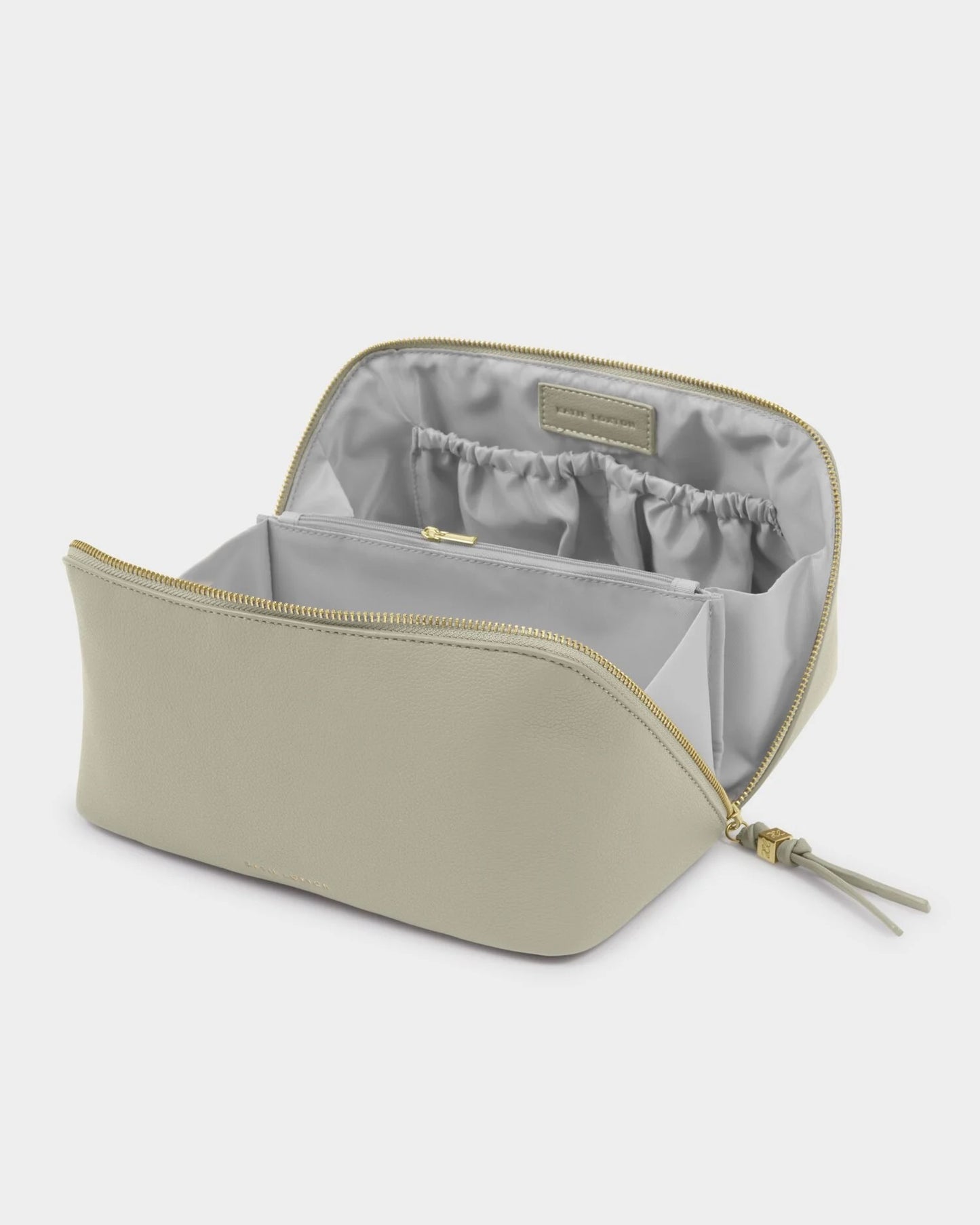 Soho Large Makeup & Wash Bag in Green Mist