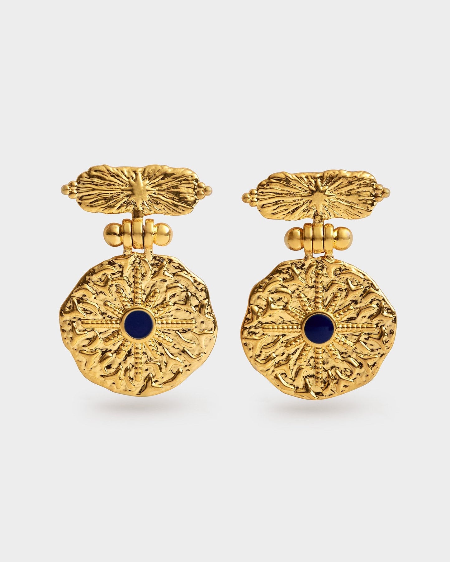 Midnight Solesi Gold Earrings