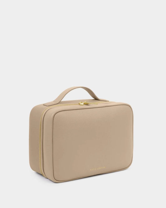 Hanging Wash Bag - Light Taupe
