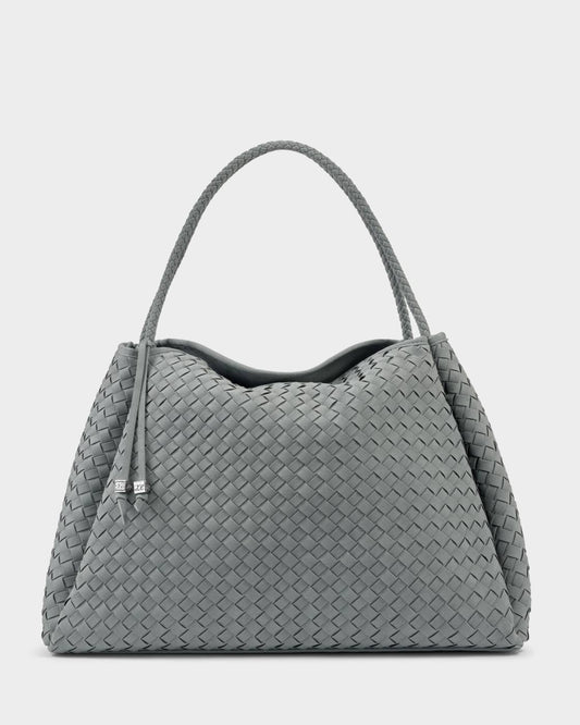 Nova Large Shoulder Bag in Fossil Grey