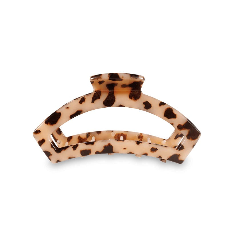 Medium Open Blonde Tortoise Claw Hair Clip