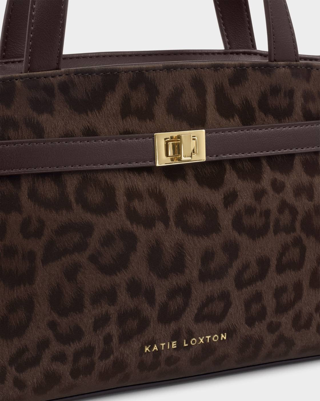 Orin Top Handle Crossbody Bag - Leopard