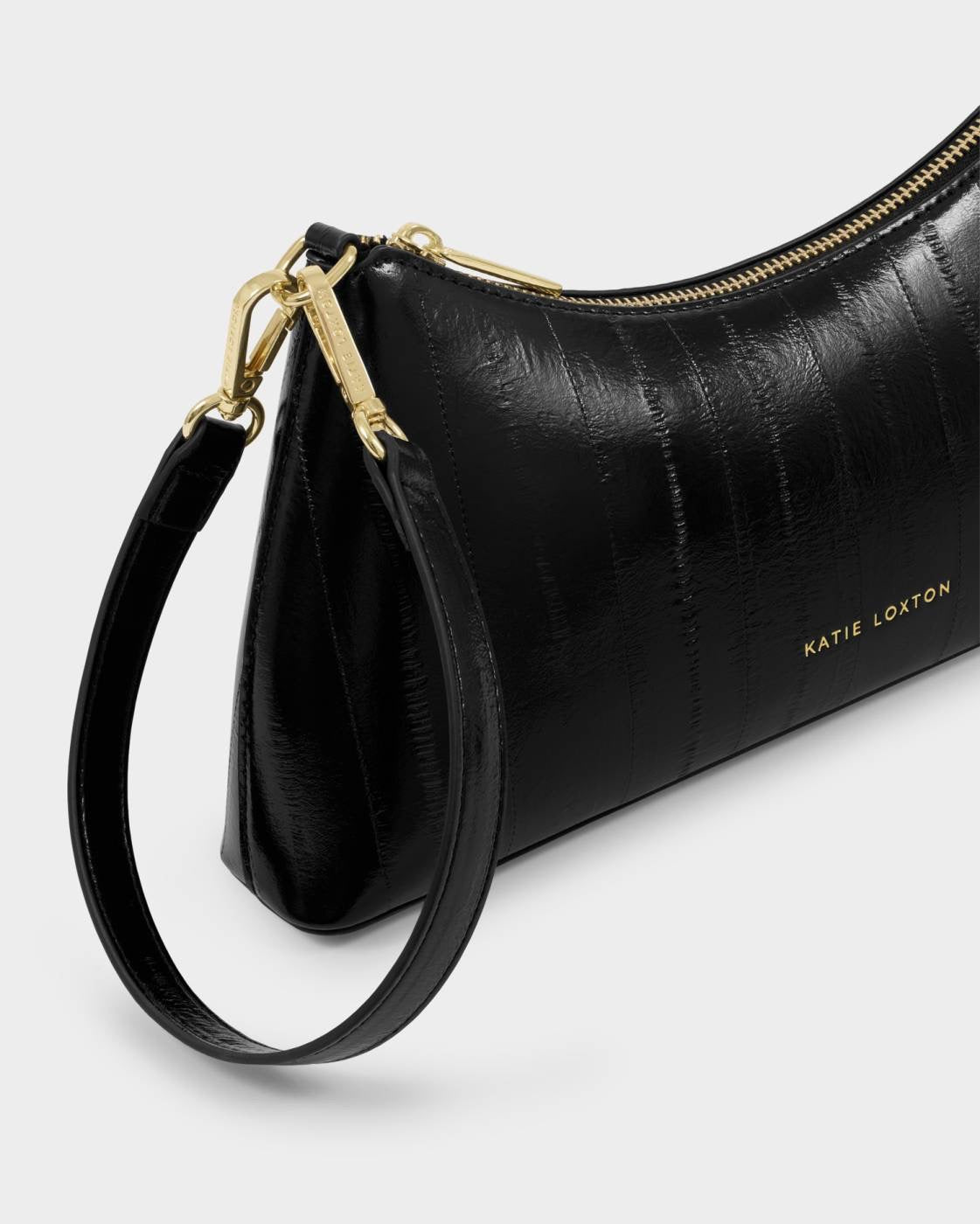 Miley Small Shoulder Bag - Black Eel