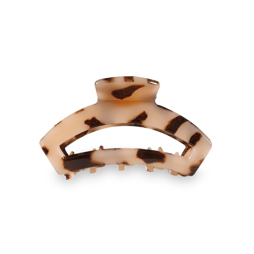 Tiny Open Blonde Tortoise Claw Hair Clip